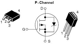 NTD3055-094, Power MOSFET ?60 V, ?12 A, P?Channel DPAK